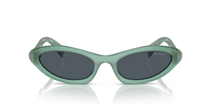 משקפי שמש מיו מיו כחול-אפור | MIU MIU MU 09YS Blue-Grey