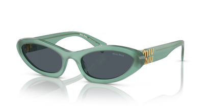 משקפי שמש מיו מיו כחול-אפור | MIU MIU MU 09YS Blue-Grey