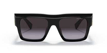 משקפי שמש מיו מיו שחור-אפור | MIU MIU MU 10WS Black-Grey
