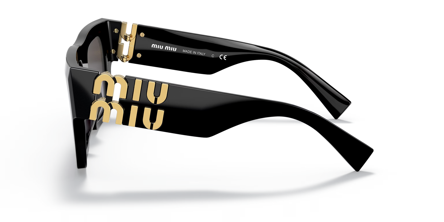 משקפי שמש מיו מיו שחור-אפור | MIU MIU MU 10WS Black-Grey