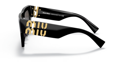 משקפי שמש מיו מיו שחור-אפור | MIU MIU MU 10WS Black-Grey