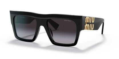 משקפי שמש מיו מיו שחור-אפור | MIU MIU MU 10WS Black-Grey