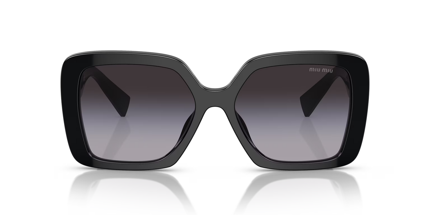 משקפי שמש מיו מיו שחור-אפור | MIU MIU MU 10YS Black-Grey