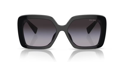 משקפי שמש מיו מיו שחור-אפור | MIU MIU MU 10YS Black-Grey