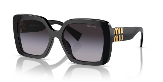 משקפי שמש מיו מיו שחור-אפור | MIU MIU MU 10YS Black-Grey