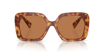 משקפי שמש מיו מיו צב-חום | MIU MIU MU 10YS Tortoise-Brown
