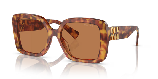 משקפי שמש מיו מיו צב-חום | MIU MIU MU 10YS Tortoise-Brown