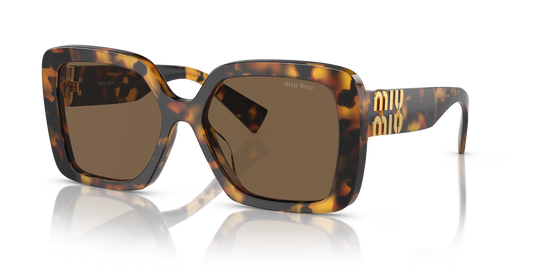 משקפי שמש מיו מיו צב-חום | MIU MIU MU 10YS Tortoise-Brown