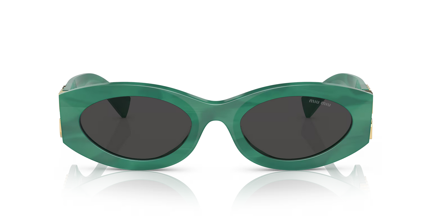 משקפי שמש מיו מיו ירוק-אפור | MIU MIU MU 11WS Green-Grey
