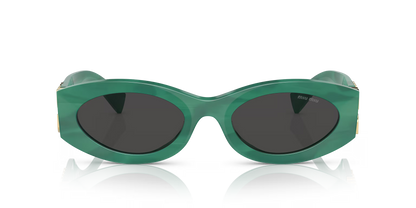 משקפי שמש מיו מיו ירוק-אפור | MIU MIU MU 11WS Green-Grey