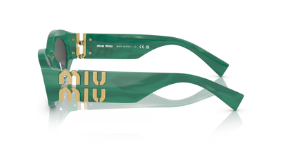 משקפי שמש מיו מיו ירוק-אפור | MIU MIU MU 11WS Green-Grey