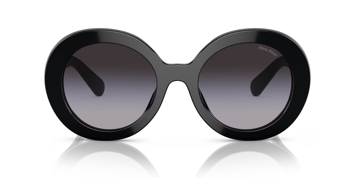 משקפי שמש מיו מיו שחור-אפור | MIU MIU MU 11YS Black-Grey