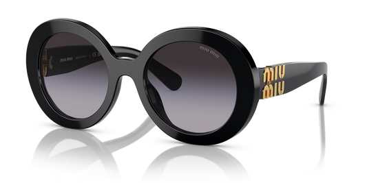 משקפי שמש מיו מיו שחור-אפור | MIU MIU MU 11YS Black-Grey