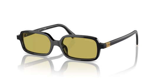 משקפי שמש מיו מיו שחור-ירוק | MIU MIU MU 11ZS Black-Green
