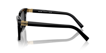 משקפי שמש מיו מיו שחור-אפור | MIU MIU MU 13ZS Black-Grey