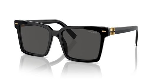 משקפי שמש מיו מיו שחור-אפור | MIU MIU MU 13ZS Black-Grey