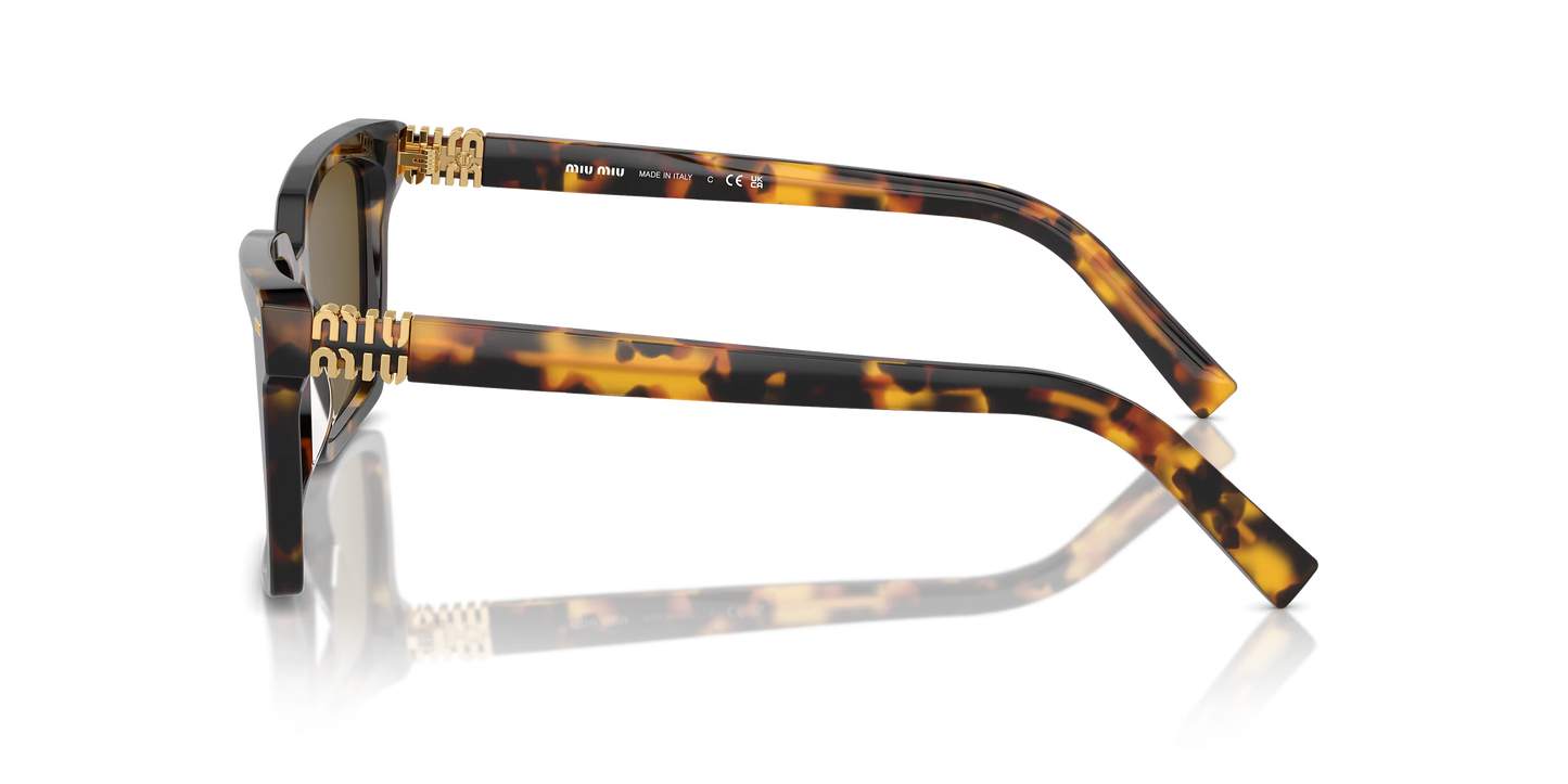 משקפי שמש מיו מיו צב-חום | MIU MIU MU 13ZS Tortoise-Brown