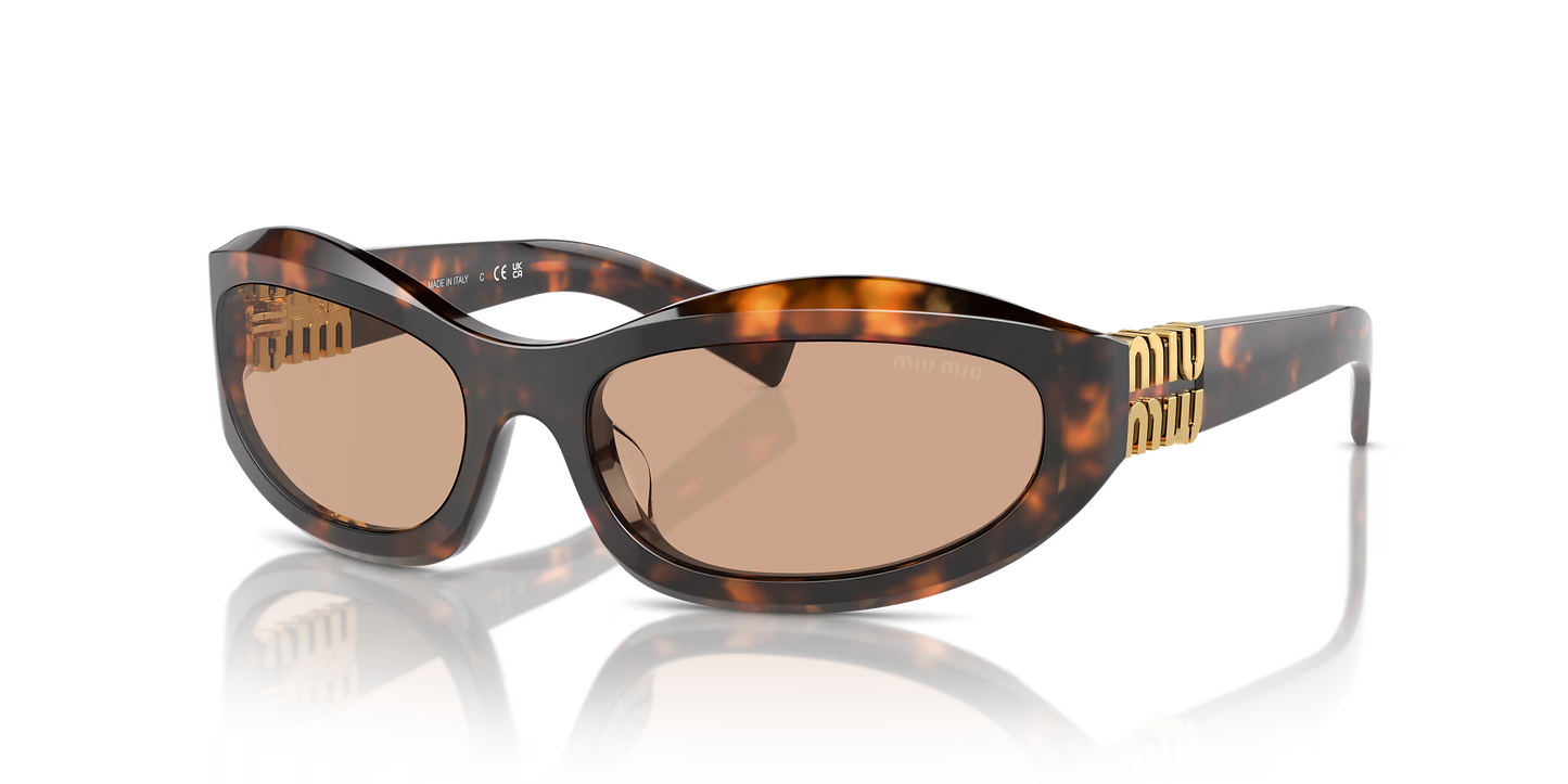 משקפי שמש מיו מיו צב-חום | MIU MIU MU 14ZS Tortoise-Brown