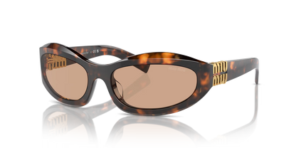 משקפי שמש מיו מיו צב-חום | MIU MIU MU 14ZS Tortoise-Brown
