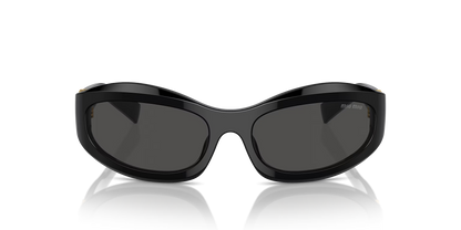 משקפי שמש מיו מיו שחור-אפור | MIU MIU MU 14ZS Black-Grey