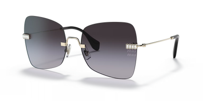משקפי שמש מיו מיו זהב-אפור | MIU MIU MU 50WS Gold-Grey