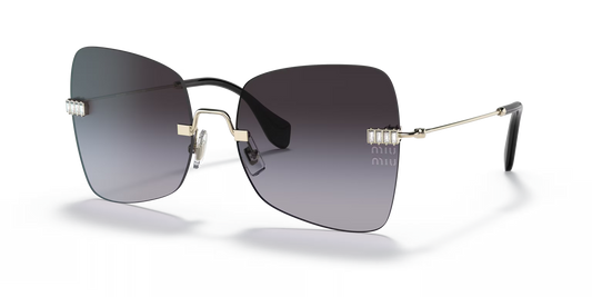משקפי שמש מיו מיו זהב-אפור | MIU MIU MU 50WS Gold-Grey