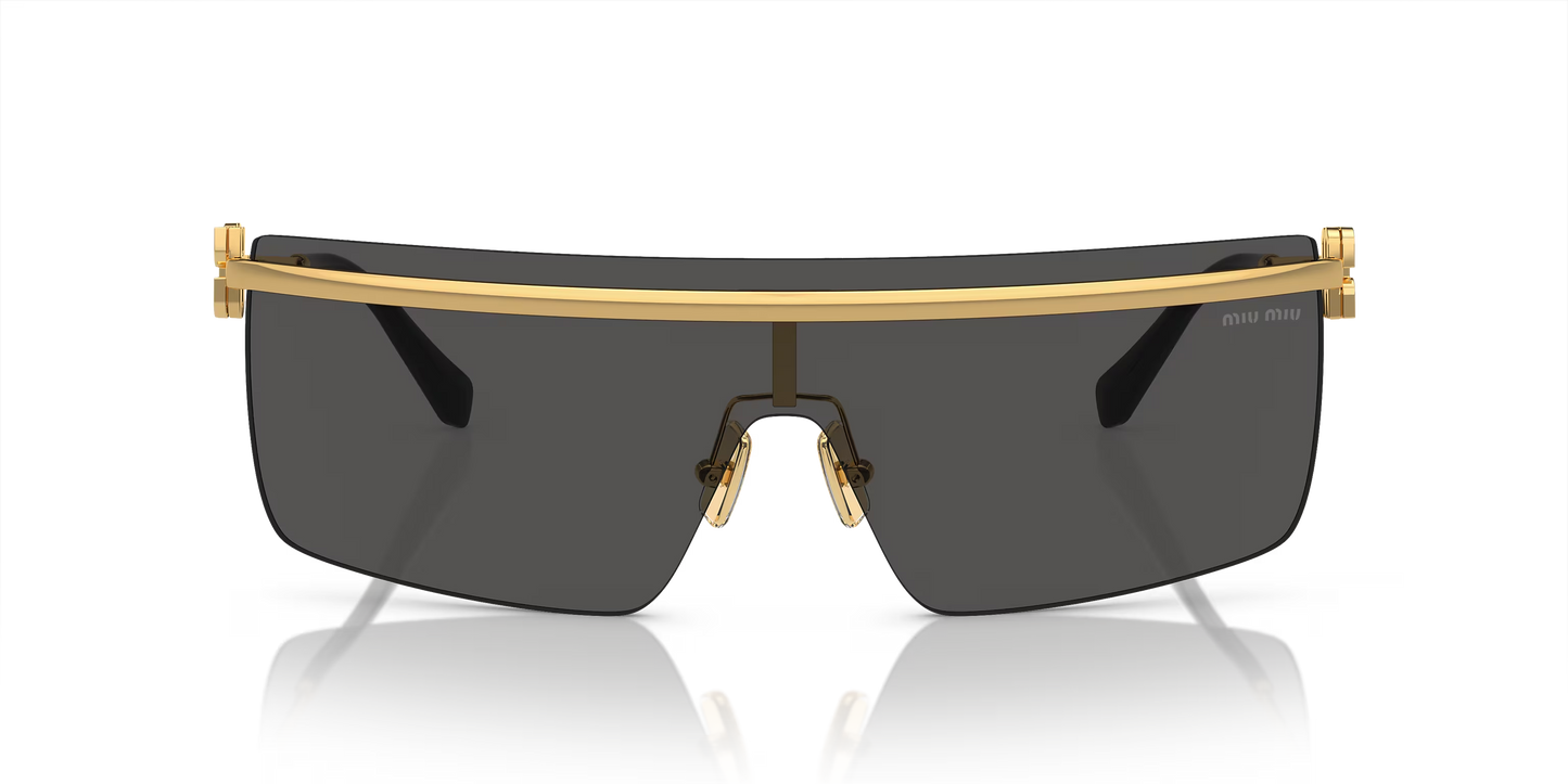 MIU MIU MU 50ZS Gold-Grey Sunglasses