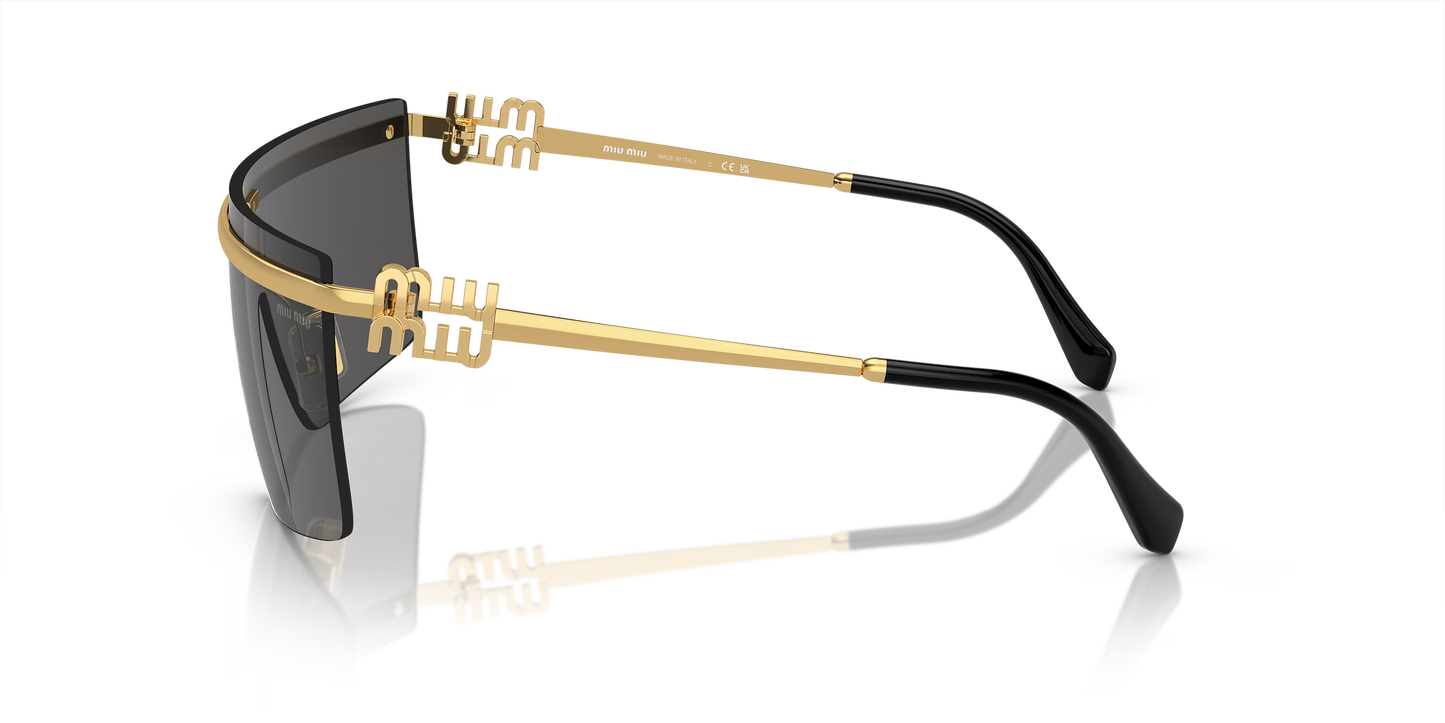 MIU MIU MU 50ZS Gold-Grey Sunglasses