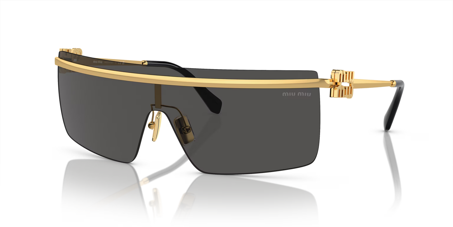 MIU MIU MU 50ZS Gold-Grey Sunglasses
