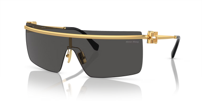 MIU MIU MU 50ZS Gold-Grey Sunglasses