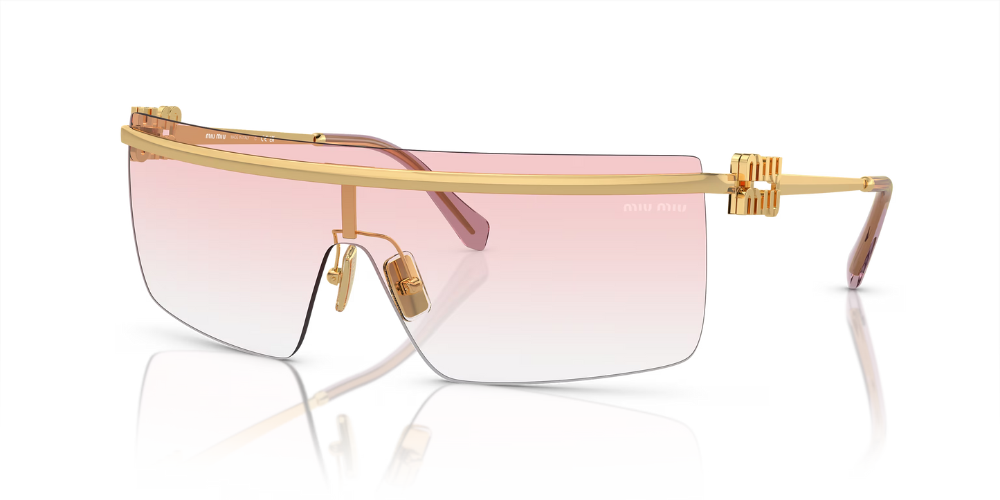משקפי שמש מיו מיו זהב-ורוד | MIU MIU MU 50ZS Gold-Pink