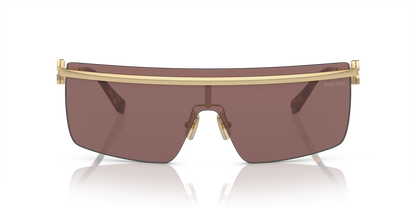 משקפי שמש מיו מיו זהב-חום | MIU MIU MU 50ZS Gold-Brown