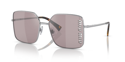 משקפי שמש מיו מיו כסף-סגול | MIU MIU MU 51YS Silver-Violet