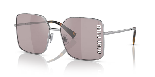 משקפי שמש מיו מיו כסף-סגול | MIU MIU MU 51YS Silver-Violet