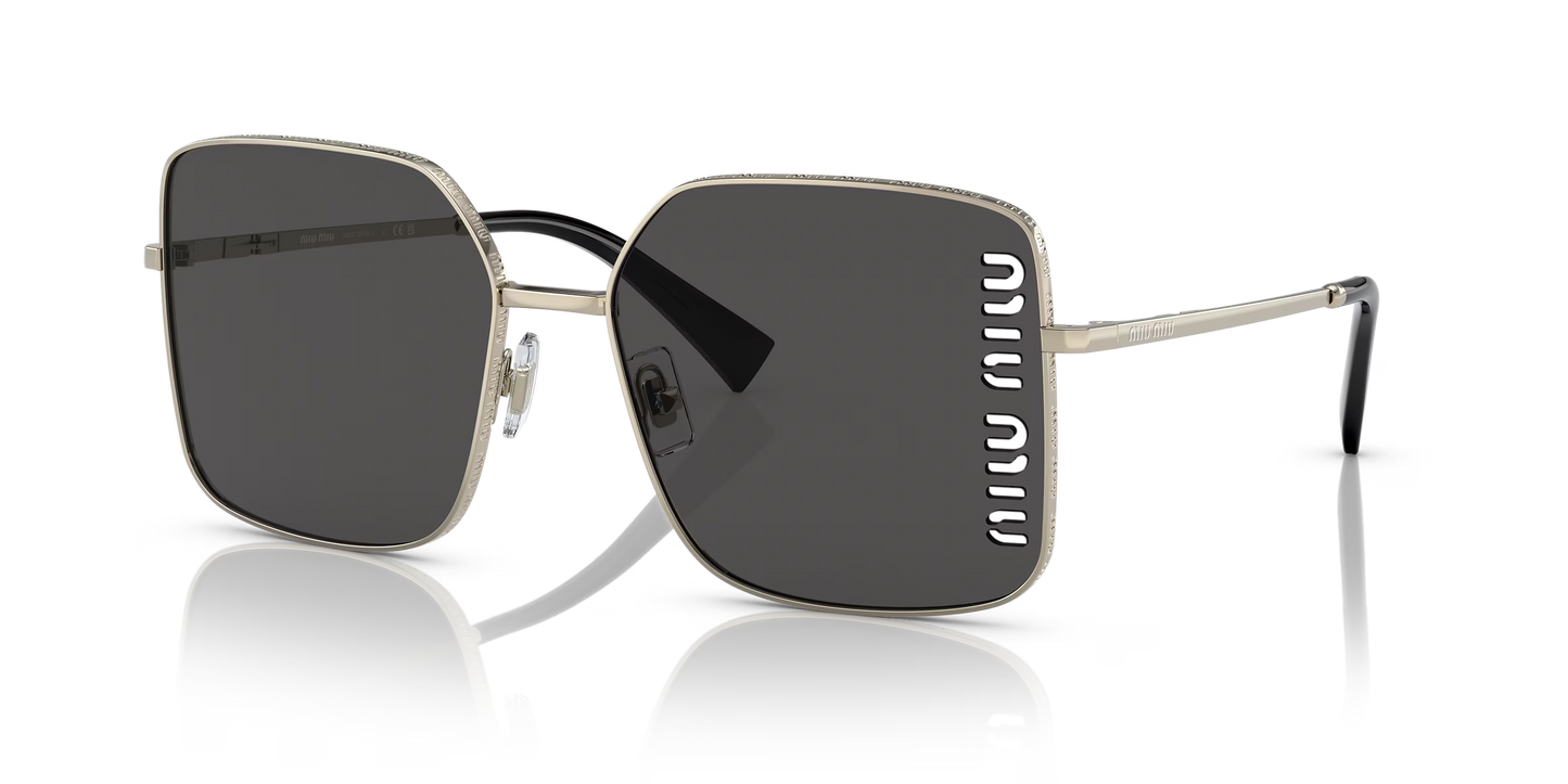 משקפי שמש מיו מיו זהב-אפור | MIU MIU MU 51YS Gold-Grey