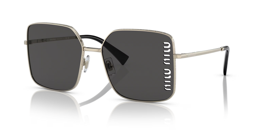 משקפי שמש מיו מיו זהב-אפור | MIU MIU MU 51YS Gold-Grey