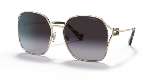 משקפי שמש מיו מיו זהב-אפור | MIU MIU MU 52WS Gold-Grey