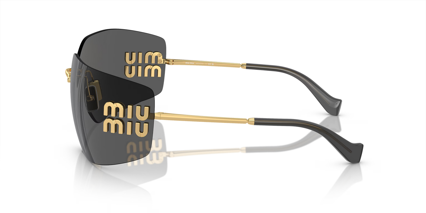 משקפי שמש מיו מיו זהב-אפור | MIU MIU MU 54YS Gold-Grey