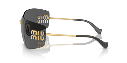 משקפי שמש מיו מיו זהב-אפור | MIU MIU MU 54YS Gold-Grey