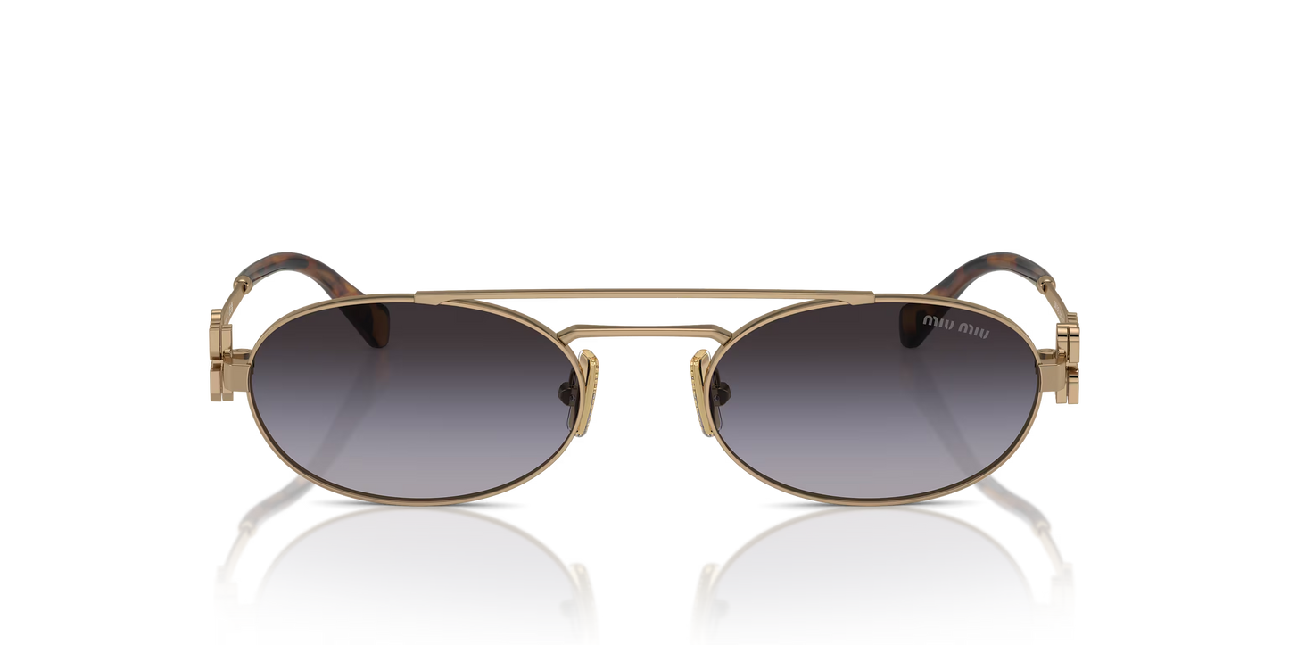משקפי שמש מיו מיו צהוב-אפור | MIU MIU MU 54ZS Yellow-Grey