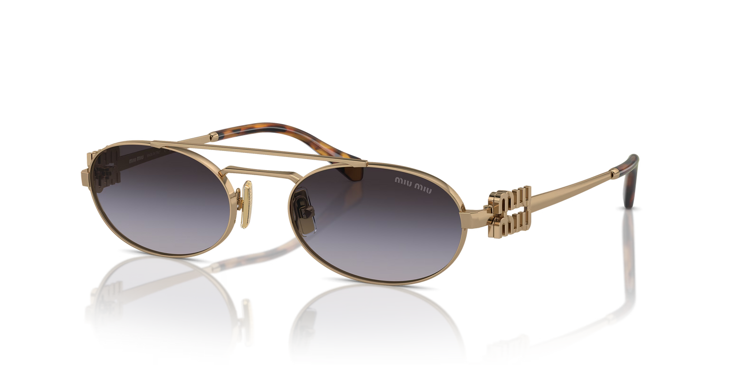 משקפי שמש מיו מיו צהוב-אפור | MIU MIU MU 54ZS Yellow-Grey