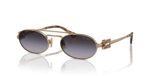 משקפי שמש מיו מיו צהוב-אפור | MIU MIU MU 54ZS Yellow-Grey