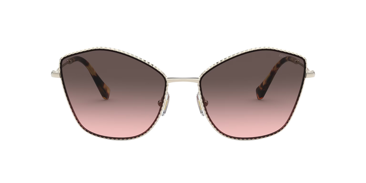 משקפי שמש מיו מיו זהב-אפור | MIU MIU MU 60VS Gold-Grey