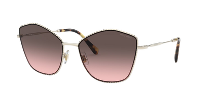 משקפי שמש מיו מיו זהב-אפור | MIU MIU MU 60VS Gold-Grey