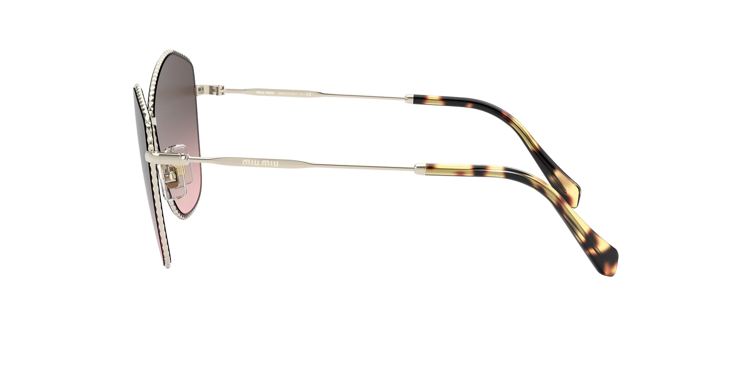 משקפי שמש מיו מיו זהב-אפור | MIU MIU MU 60VS Gold-Grey