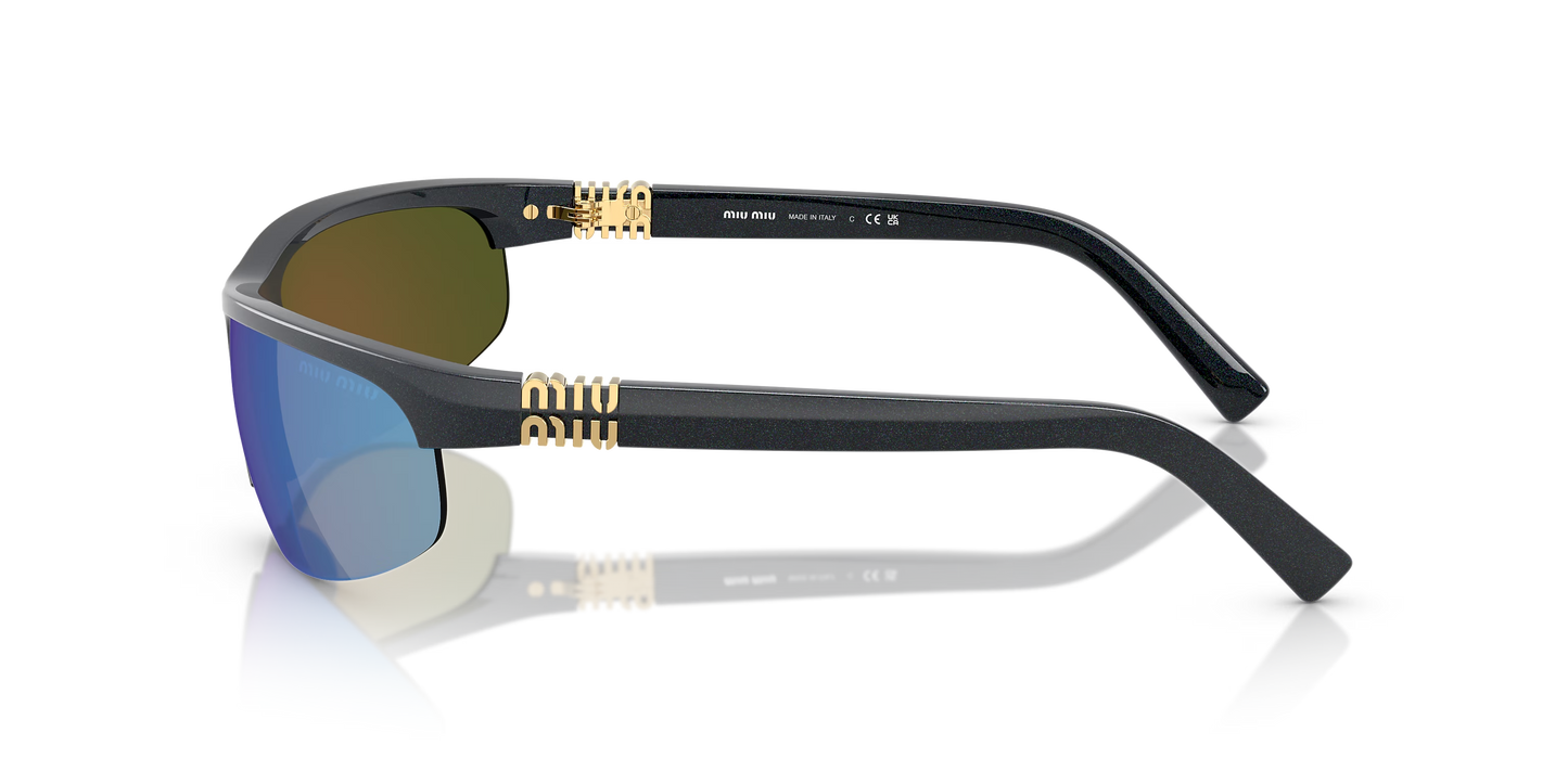 משקפי שמש מיו מיו אפור-כחול | MIU MIU MU A02S Grey-Blue