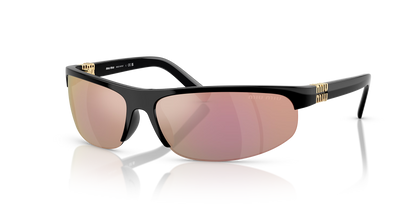 משקפי שמש מיו מיו שחור-אפור | MIU MIU MU A02S Black-Grey