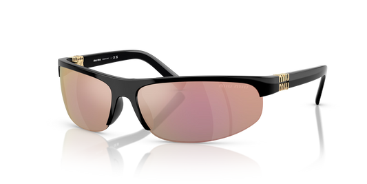 משקפי שמש מיו מיו שחור-אפור | MIU MIU MU A02S Black-Grey