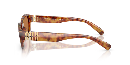 משקפי שמש מיו מיו חום-חום | MIU MIU MU A03S Brown-Brown