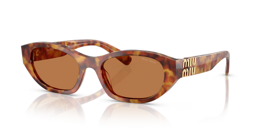 משקפי שמש מיו מיו חום-חום | MIU MIU MU A03S Brown-Brown